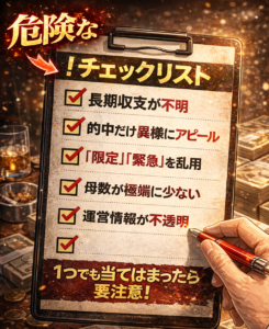 ナイター競艇 チェックリスト