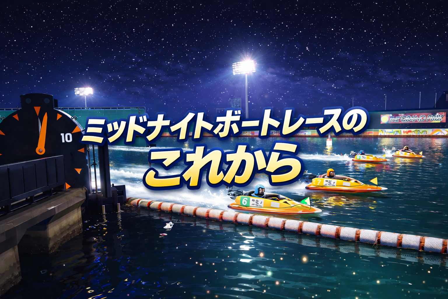 ミッドナイトボートレースはなぜ無観客なのか？